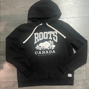 Roots Black Hoodie for Men